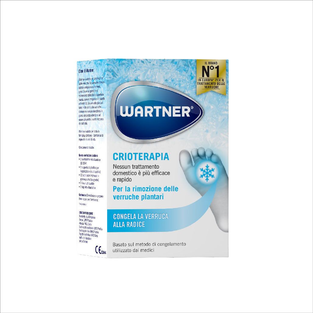 Verpackung für Wartner Kryotherapie zur Entfernung von Warzen.