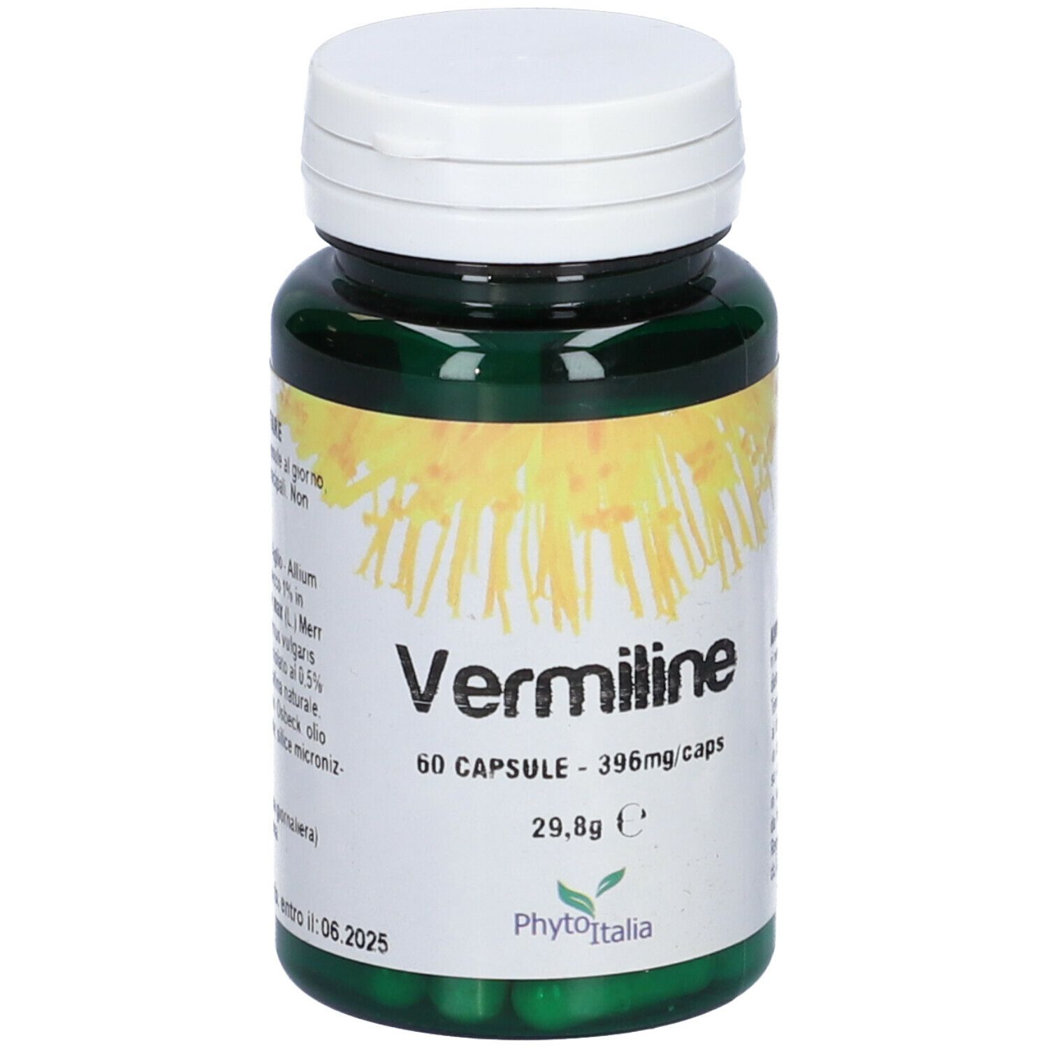 Vermiline Phytoitalia Capsule Integratore Alimentare 60 Pz Bambino