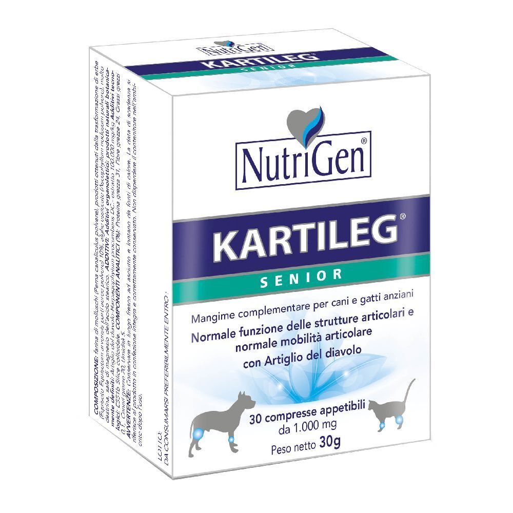 Kartileg Senior für Hunde und Katzen, 30 Tabletten à 1000 mg.