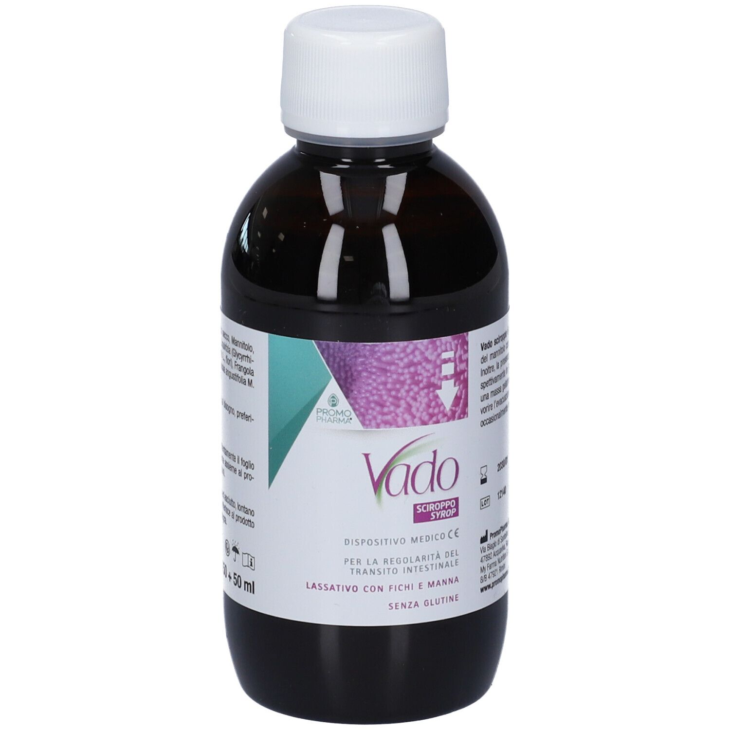 Promopharma Vado Sciroppo Fichi E Manna 150 Ml