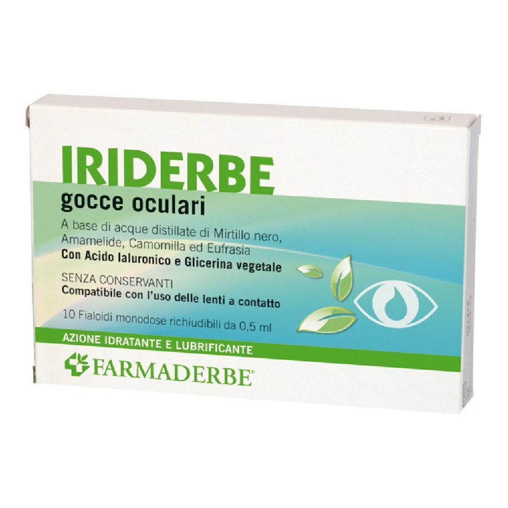 Iriderbe Gocce Oculari Monodosi 10 Flaconcini Da 0,5Ml - Immagine 2