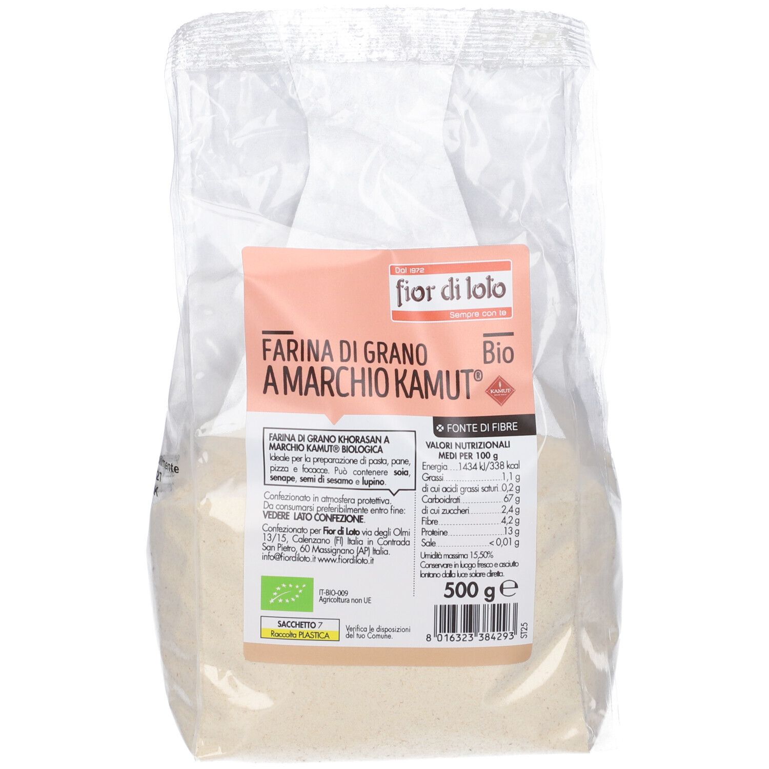 Farina Biotobio Farina Kamut Bianca Tipo 0 Bio 500 G G