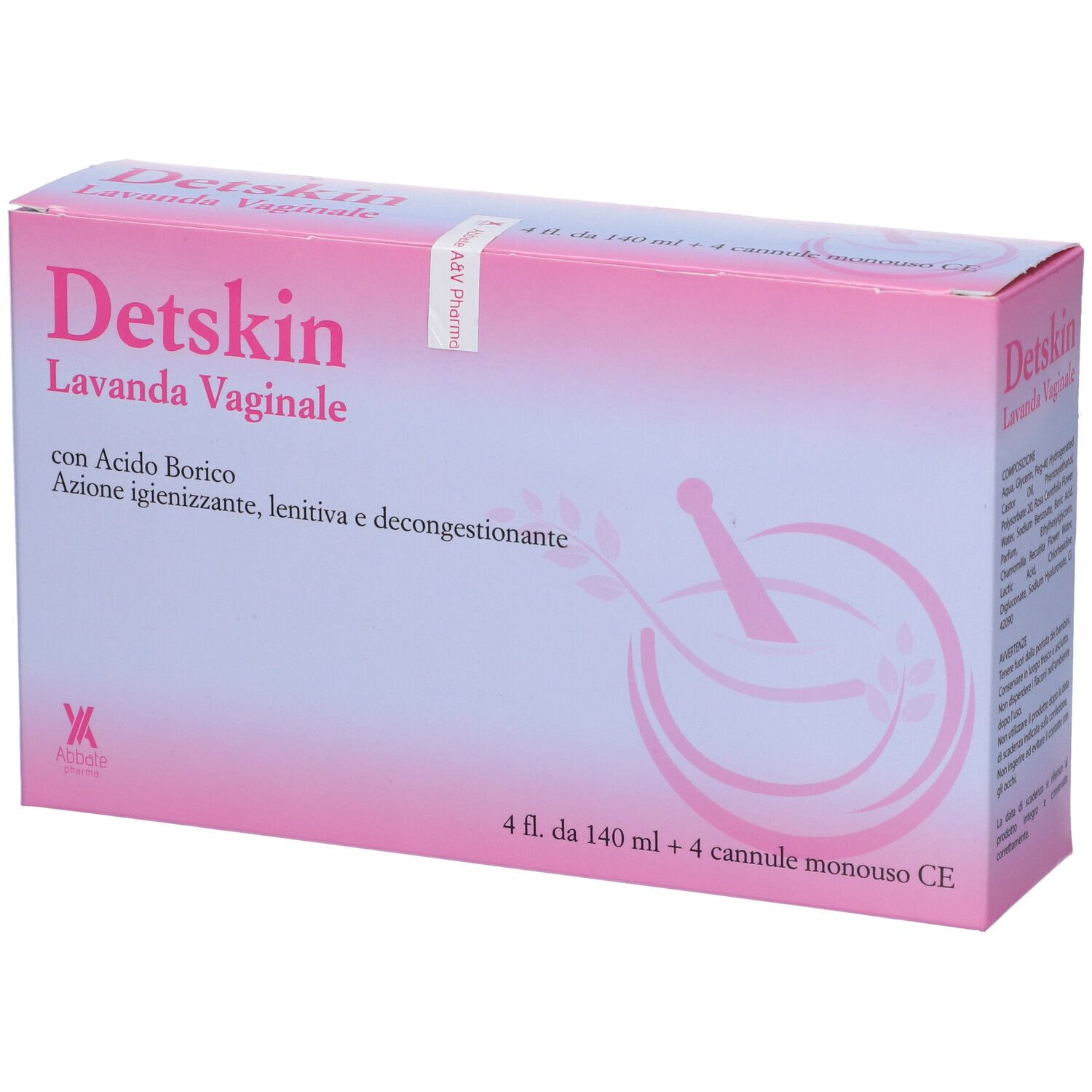 Detskin Lavanda Vaginale 4 Flaconi 140 Ml