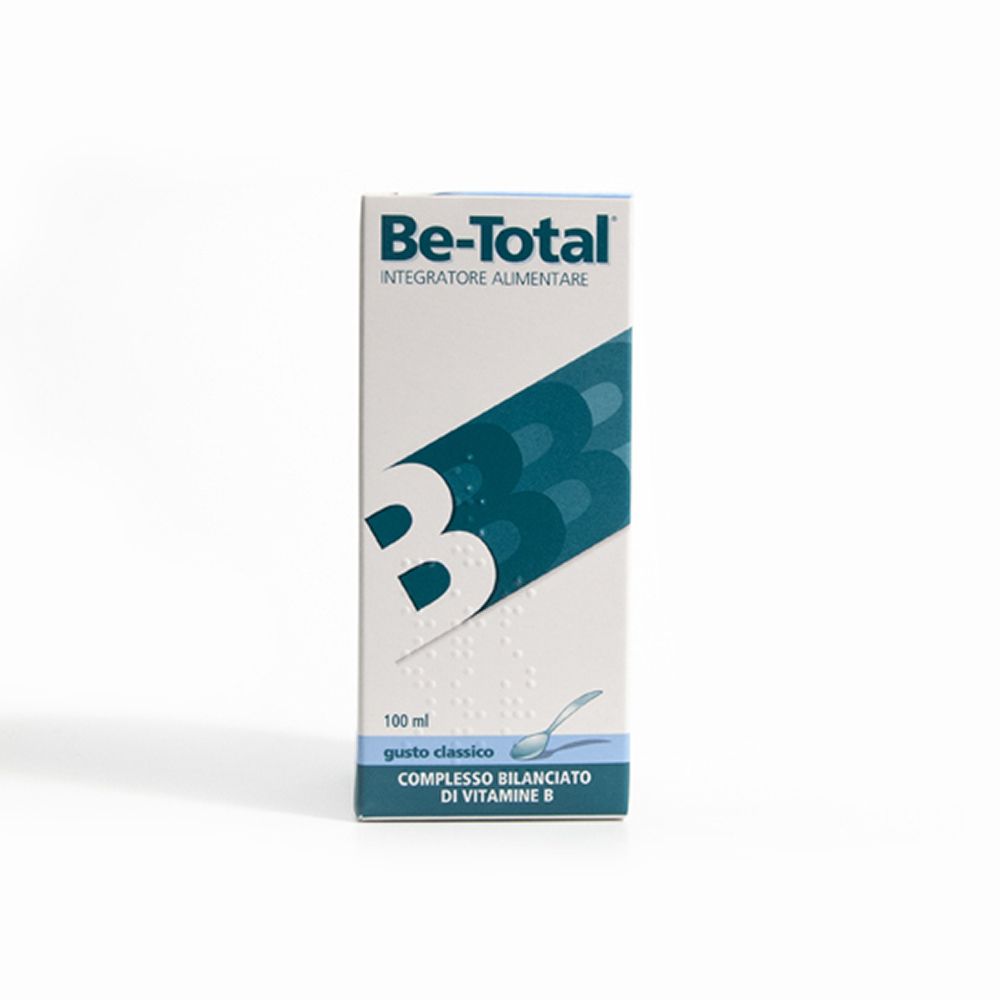Be-Total Classic. Integratore alimentare. Complesso vitamina B. Gusto latte.