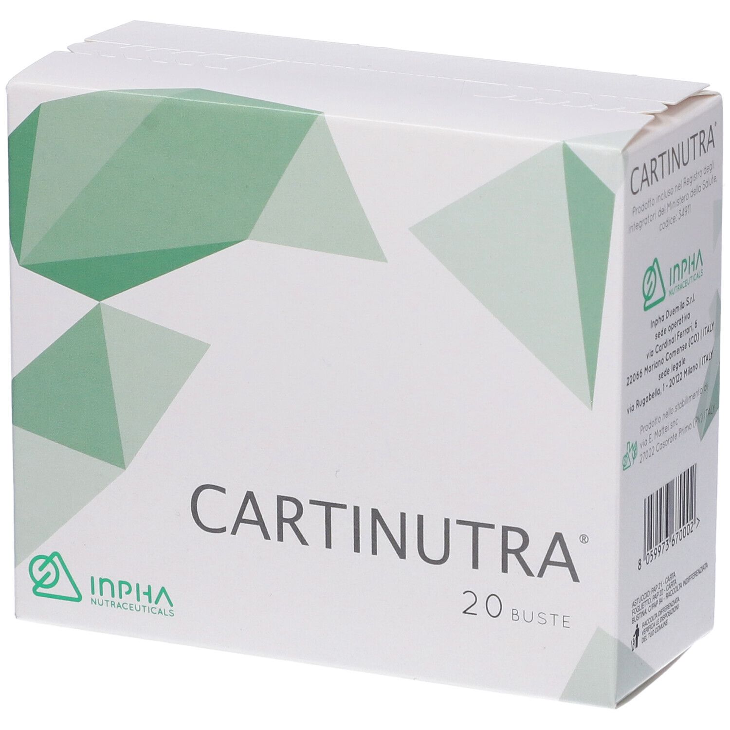 Cartinutra Integratore per cartilagine e articolazioni 20 Bustine - Immagine 3