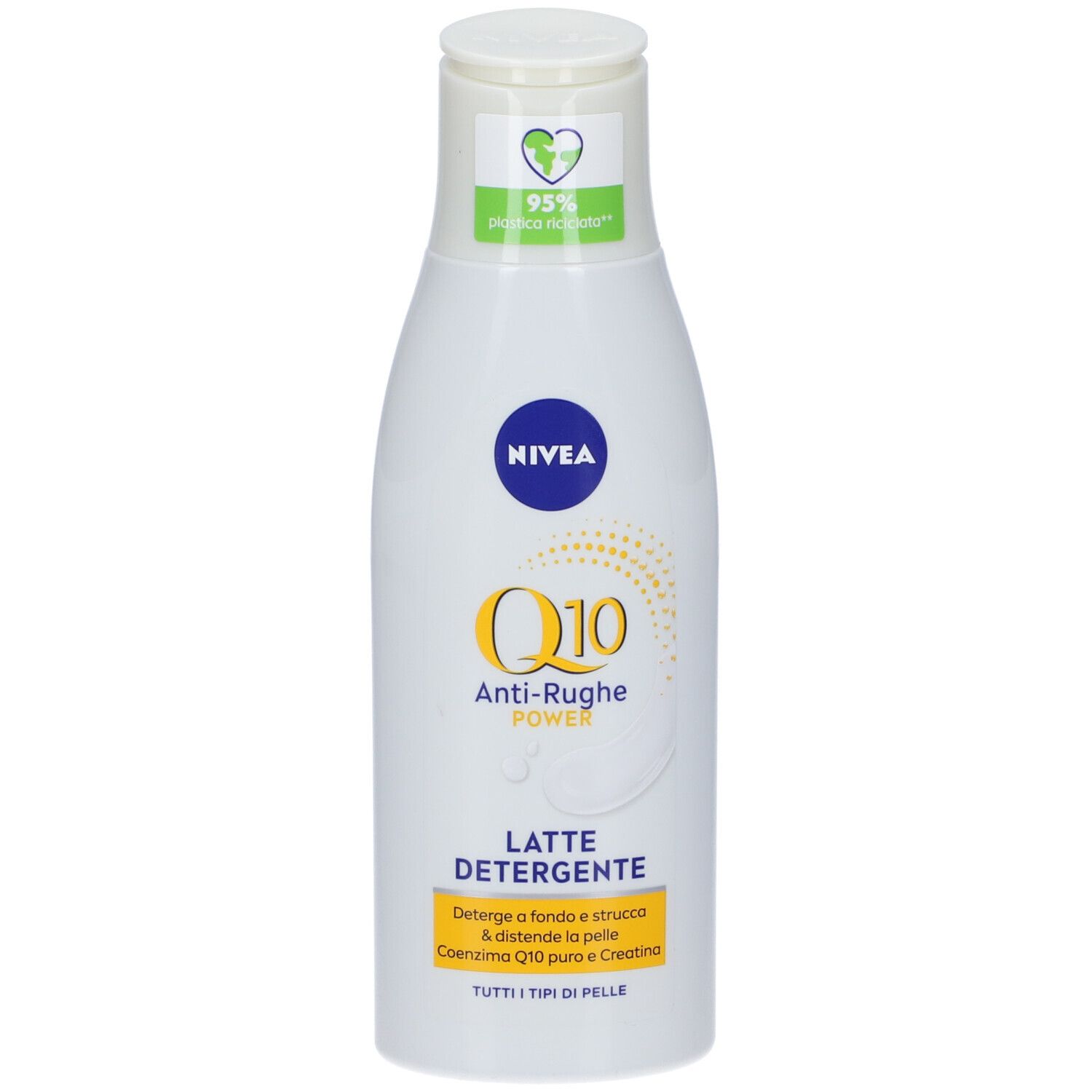 NIVEA VISO Q10 POWER LATTE DETERGENTE VISO ANTI-RUGHE 250ML.COENZIMA Q10 E CREATINA - Immagine 8