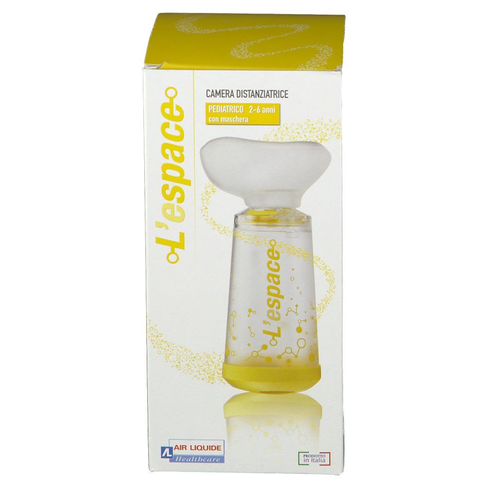 L'espace Kinder-Inhalationskammer mit Maske.
