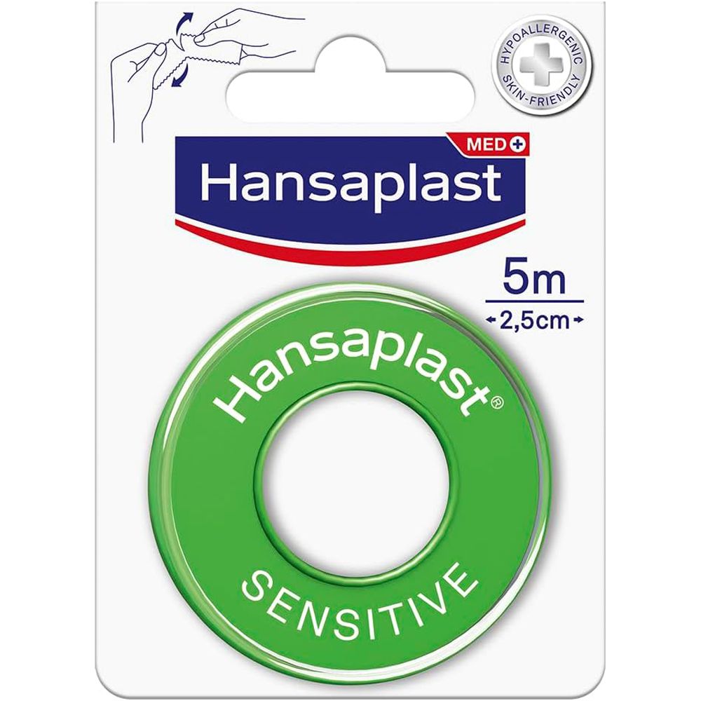 Hansaplast Cerotto Rocchetto Sensitive 5Mx2,50Cm 1 Pezzo - Immagine 8