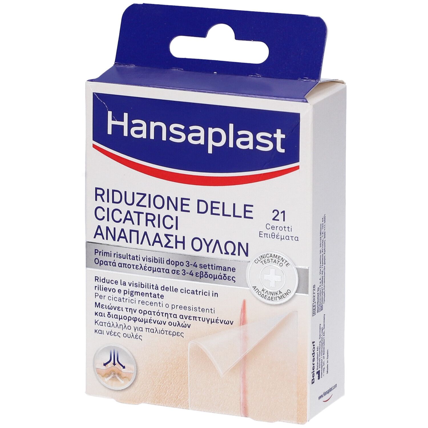 Hansaplast Cerotto Riduzione Cicatrici Med 21 Pezzi - Immagine 8