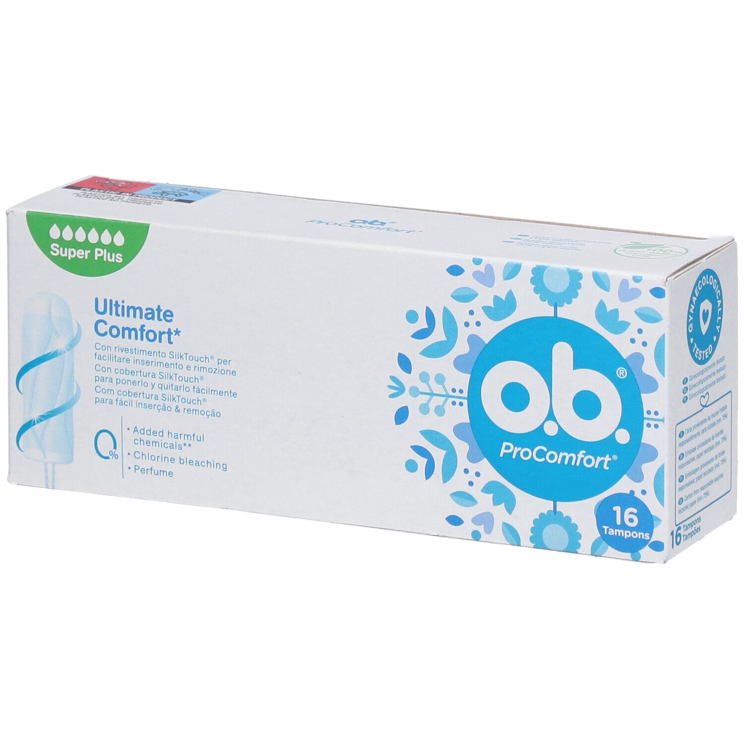 OB Super Plus PRO Comfort 16Pz 16 St Tampon