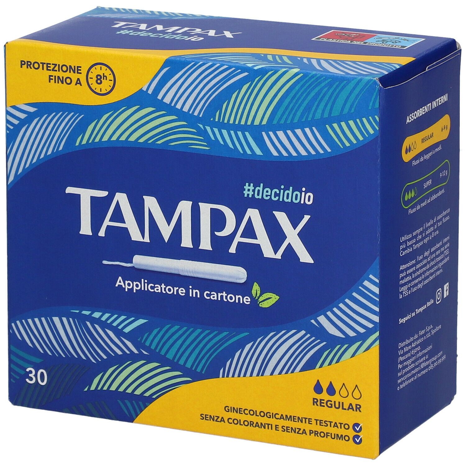 tampax applicatore in cartone regular