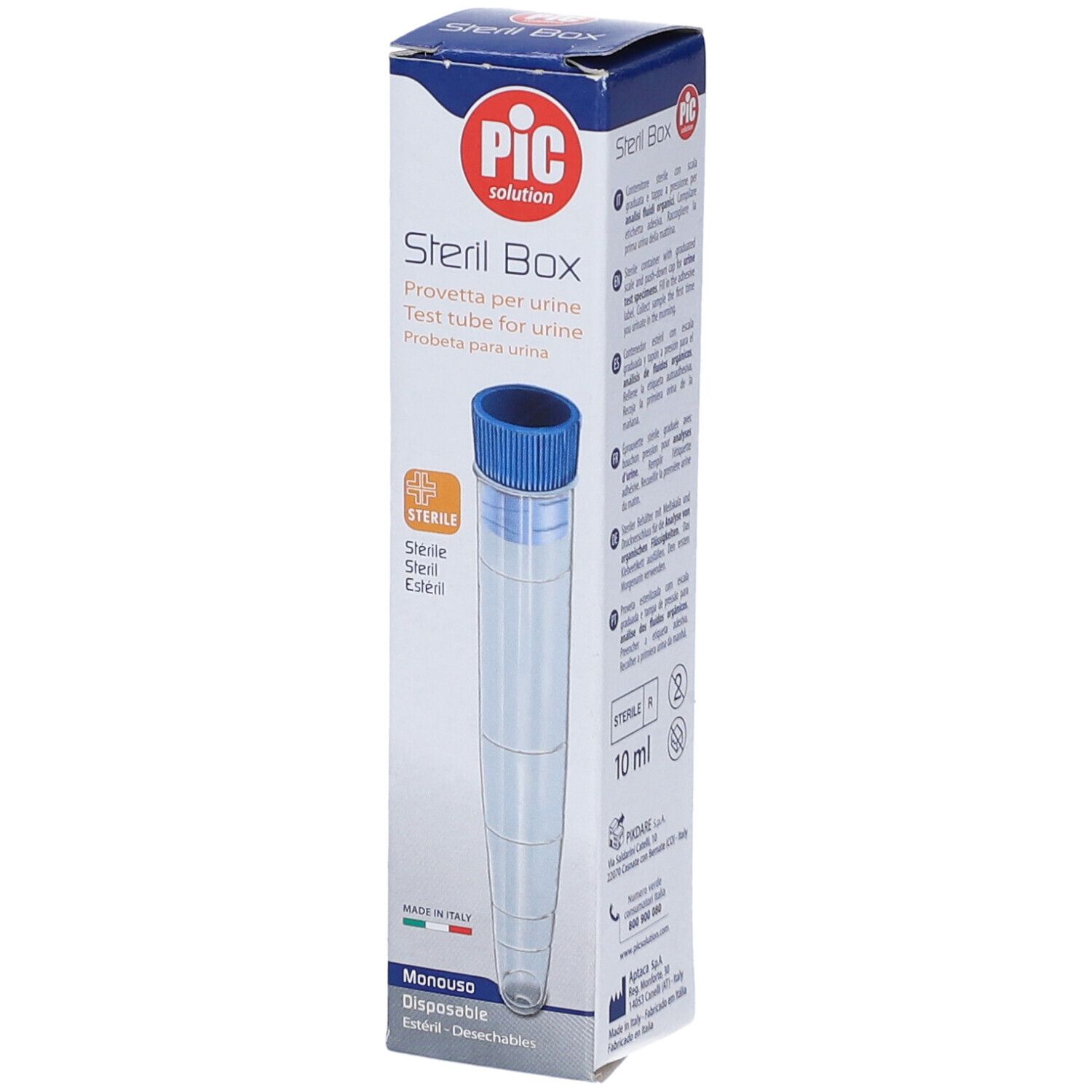 PIC Provetta Analisi UR 12Ml 1 St Behälter