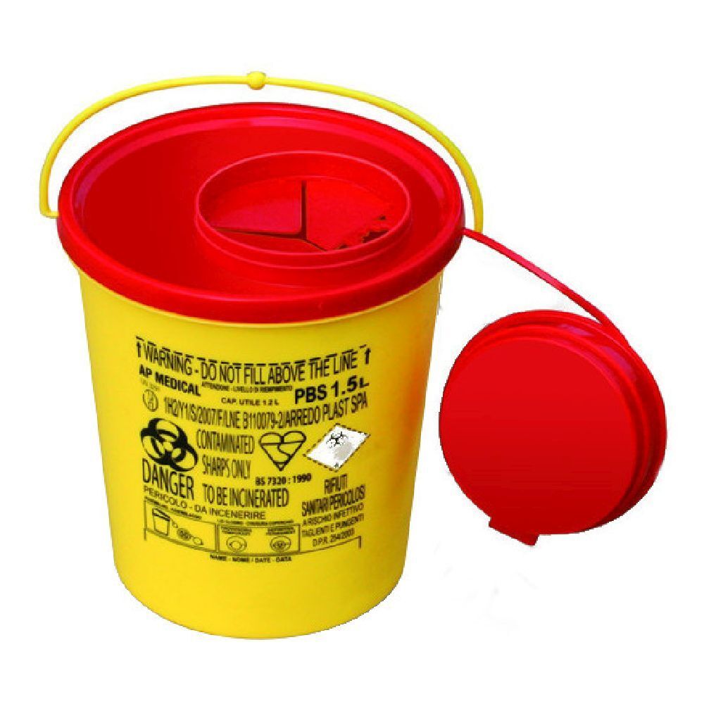 Contenitore Raccolta Aghi Usati 1 St