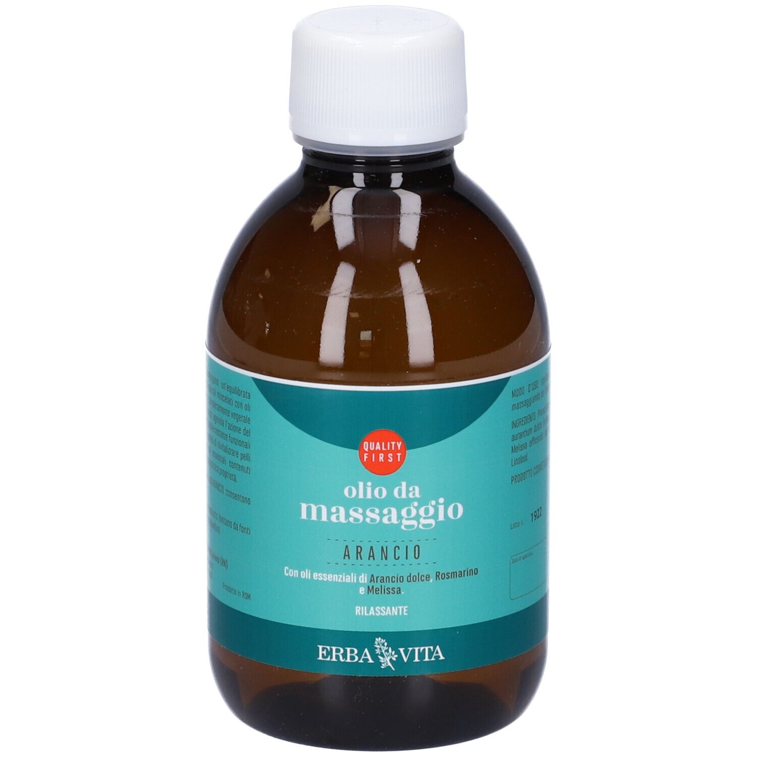 Erba Vita Arancio Olio Mass Per Massaggi 250Ml - Immagine 5