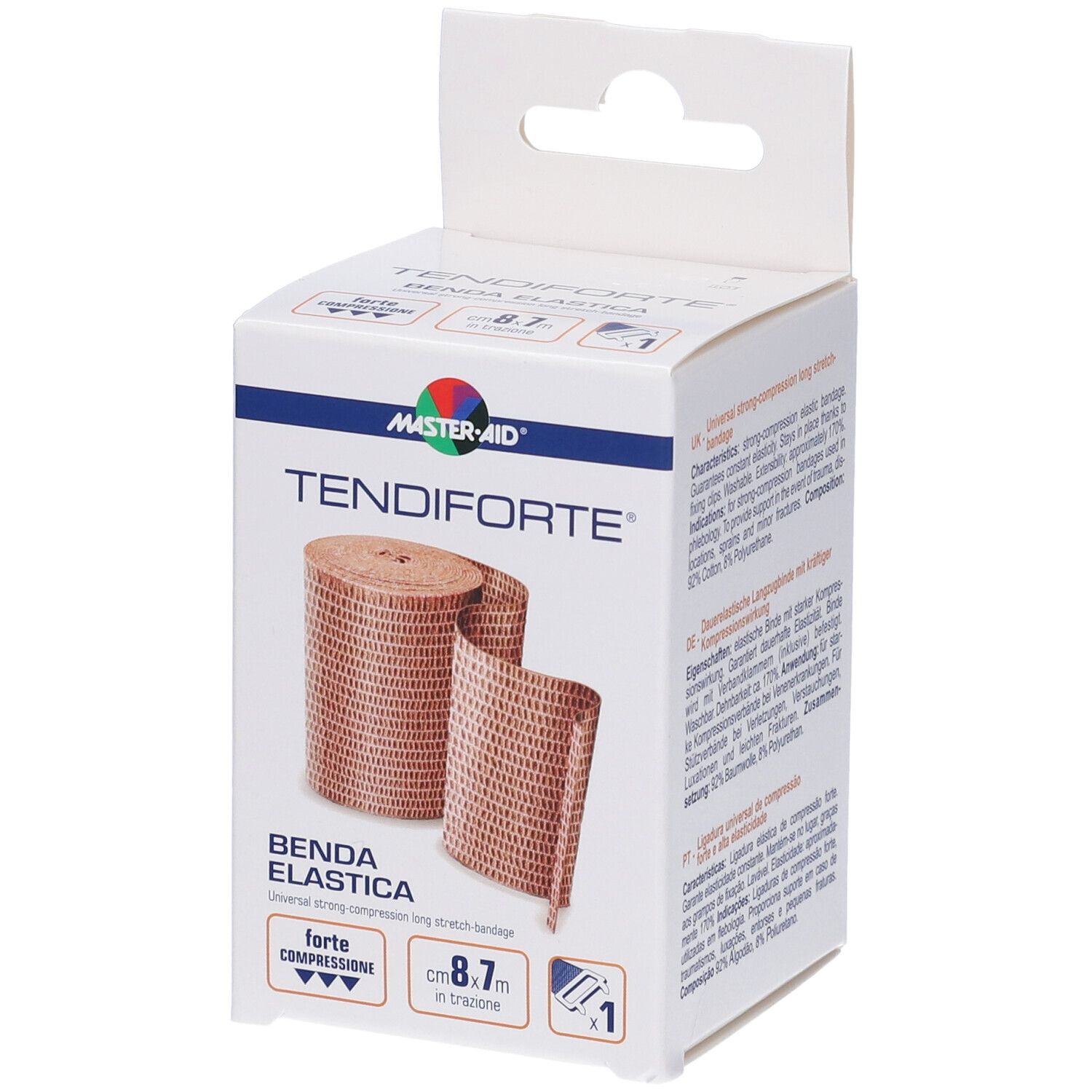 Master-Aid Benda Elastica Master Aid Tendiforte 8 X7 - Immagine 9