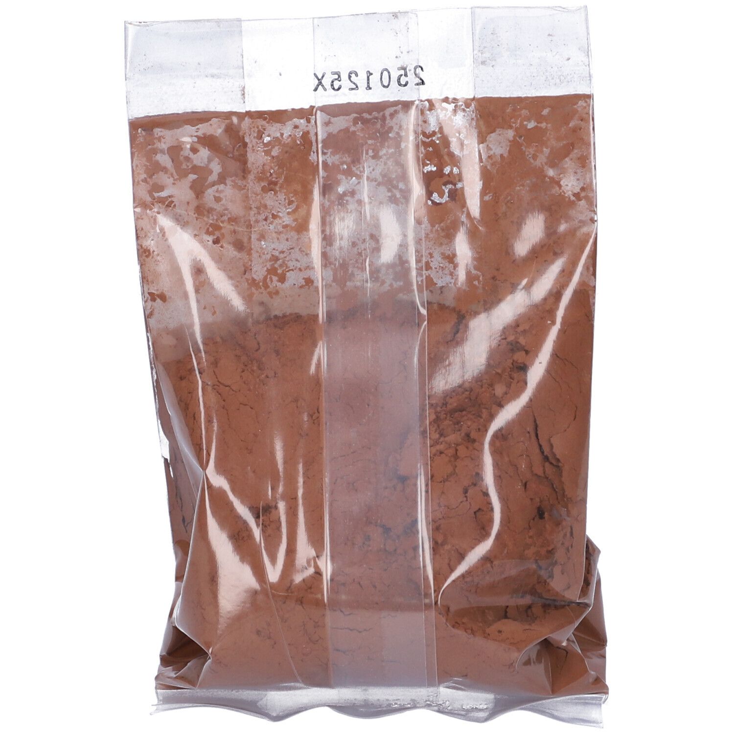 Confezione trasparente con Cacao Magro in polvere. Prodotto visibile, senza ulteriori dettagli.