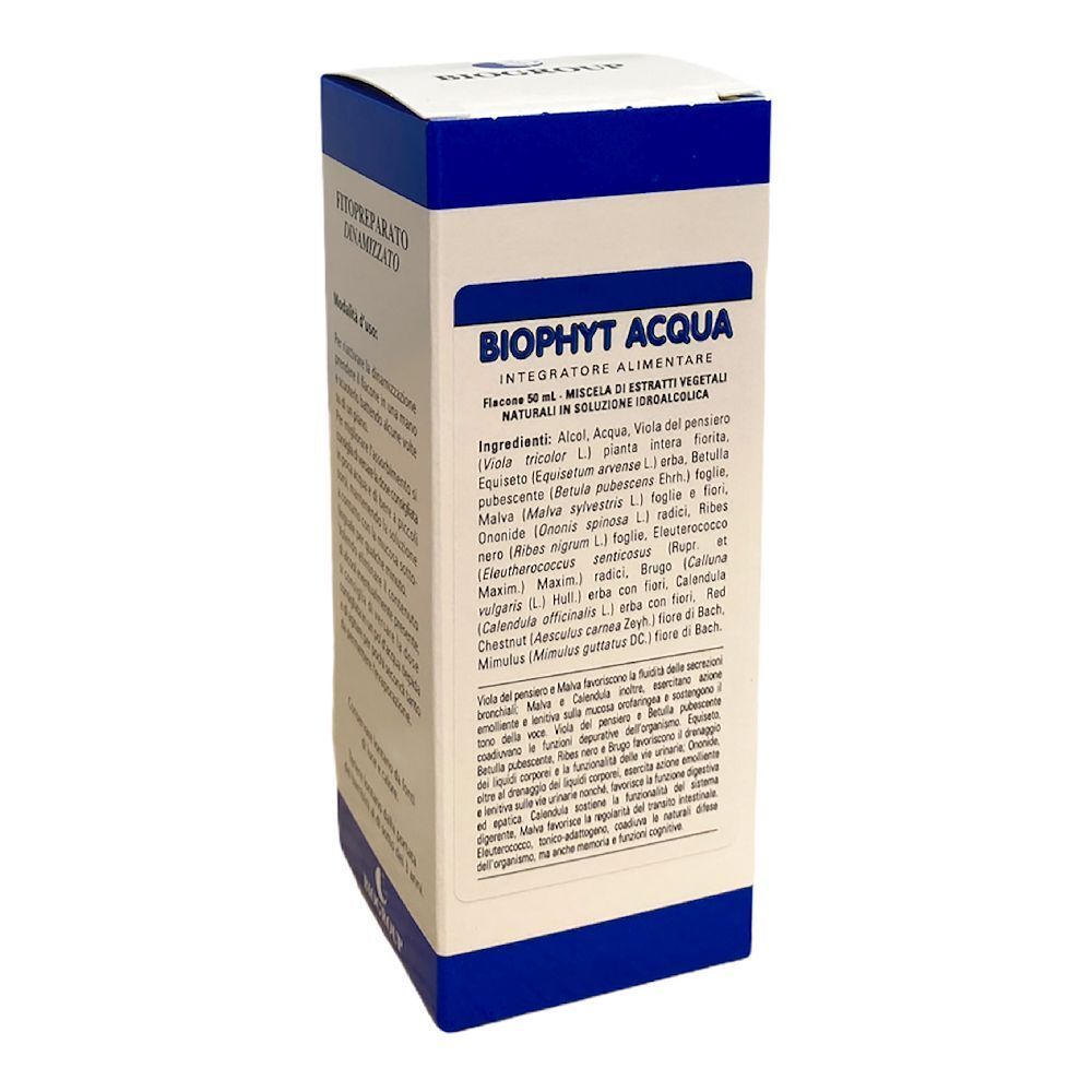 Biophyt Acqua 50 Ml Soluzione Idroalcolica
