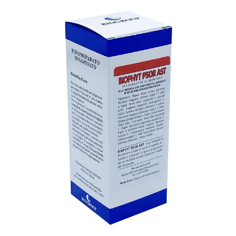 Biophyt Psor Ast 50 Ml Soluzione Idroalcolica