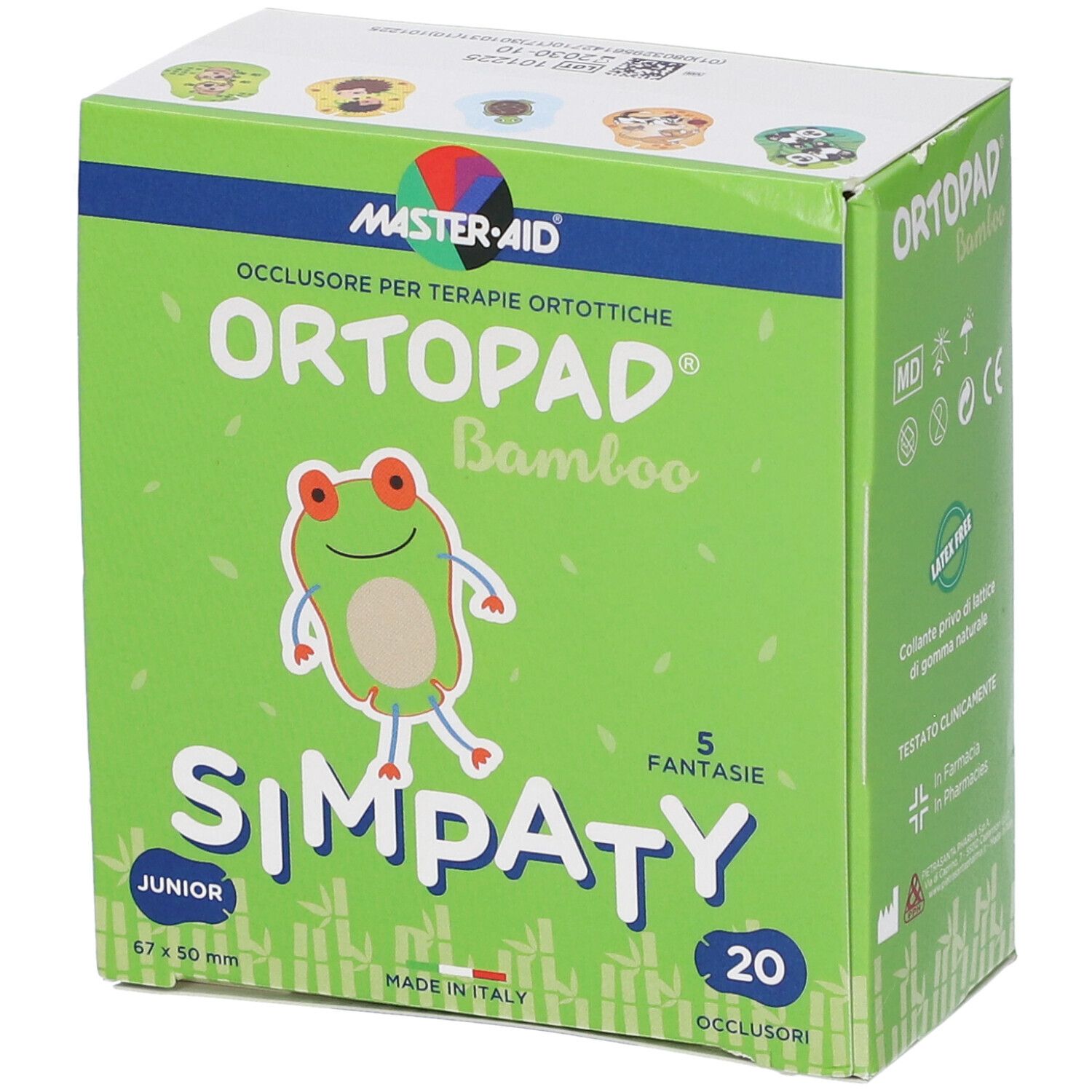 Ortopad Simpaty CER Junior 20P 20 St Pflaster
