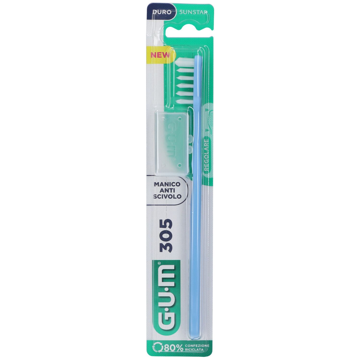 GUM Classic 305 Spaz Duro REG 1 St Zahnbürste