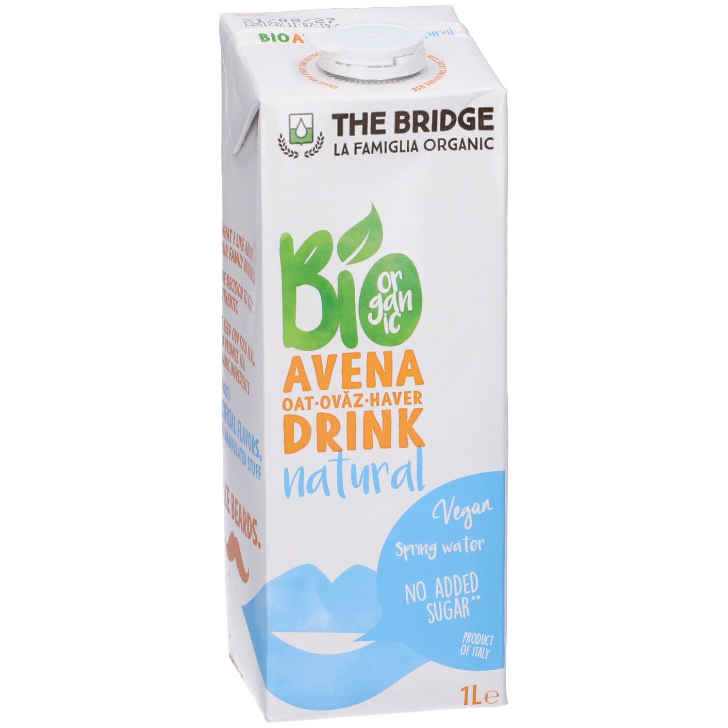 The Bridge Bianco Bio Avena Drink Natural 1 Litro - Immagine 3