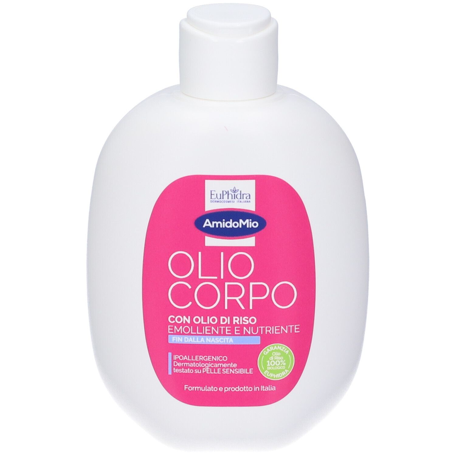 Euphidra AmidoMio Olio Corpo Idratante con Olio di Riso Biologico 200 ml - Euphidra - Immagine 12