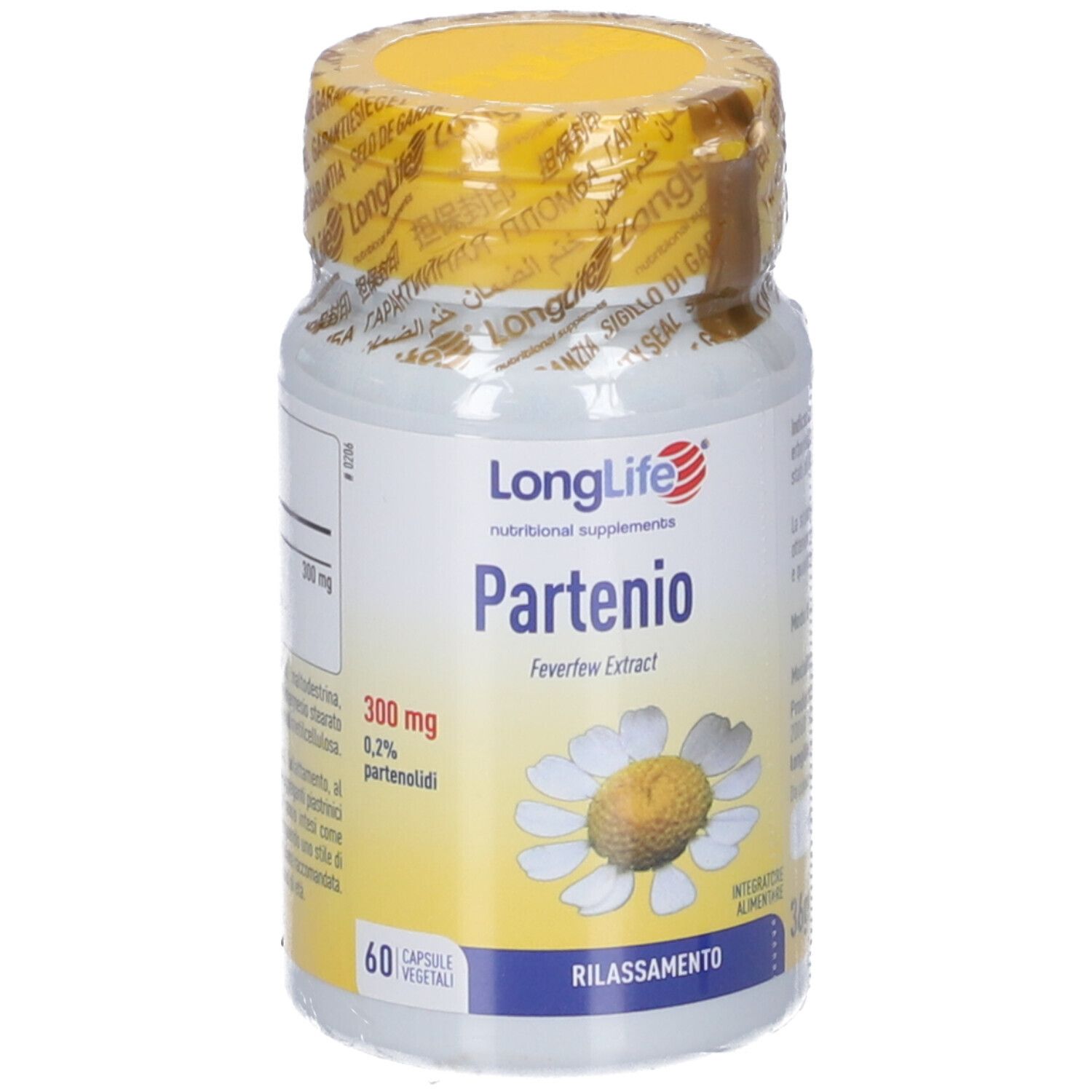 Longlife Partenio 0,2% Capsule Vegetali 36 G Morbide Bambino