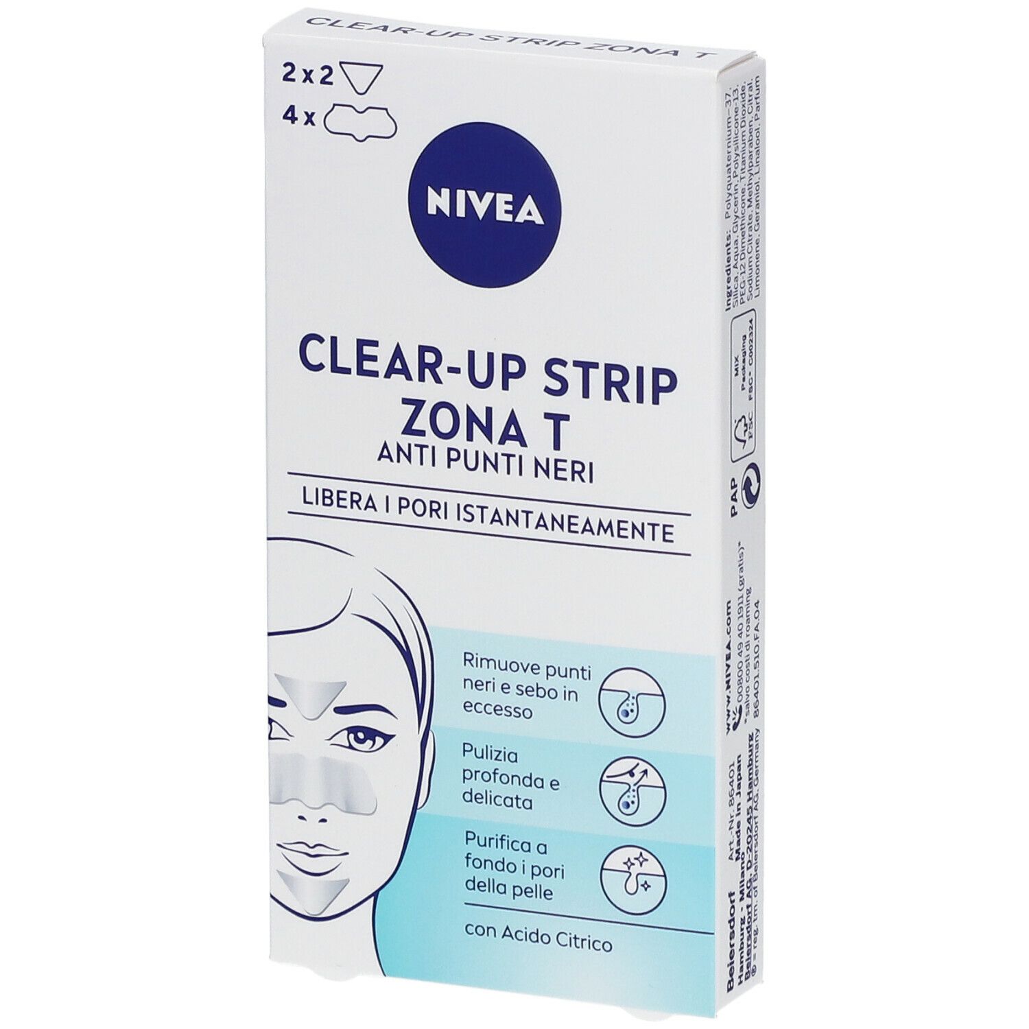 Image of Nivea Clear-Up Strip Zona T