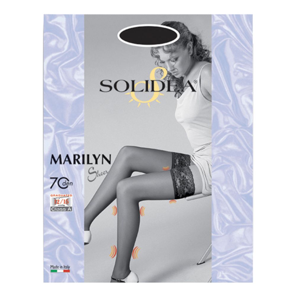 Marilyn 70 Sheer Calza Autoreggente Sabbia 2