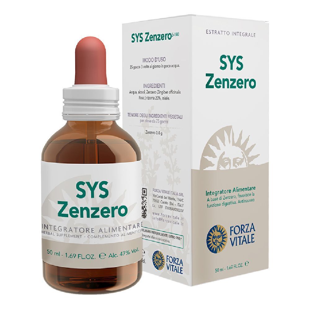 SYS Zenzero Gocce 50Ml 50 ml Tropfen zum Einnehmen