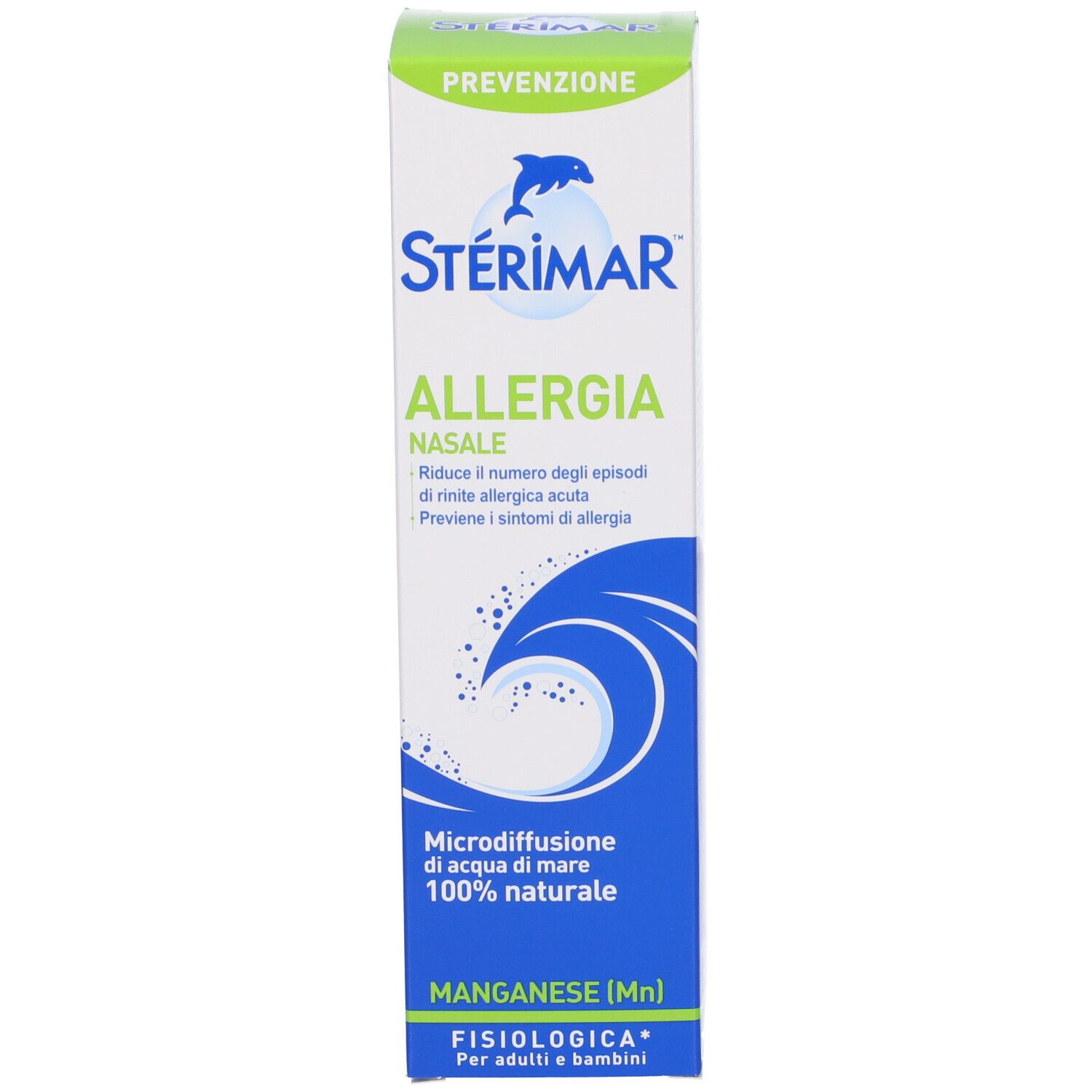 Sterimar Nasenspray mit Meerwasser für Allergie.