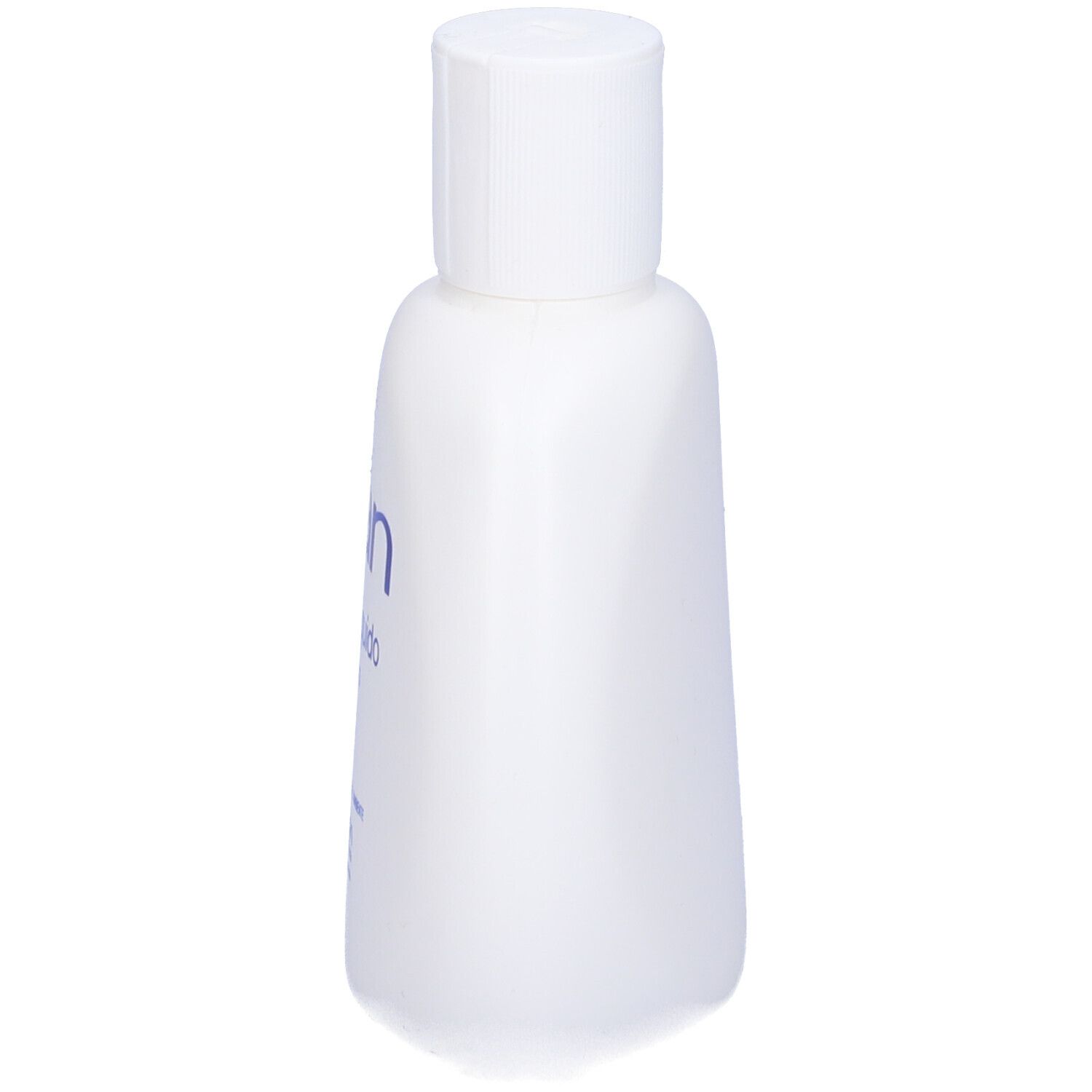 Flacone bianco con scritta blu "selan detergente liquido pH fisiologico". Contiene 200 ml.