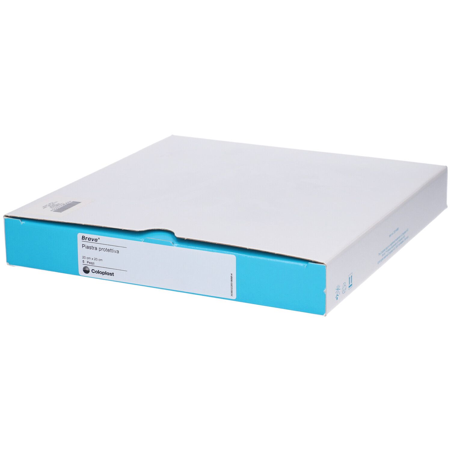 Coloplast Brava Piastra Protettiva Per Stomia 20X20 Cm 5 Pezzi St