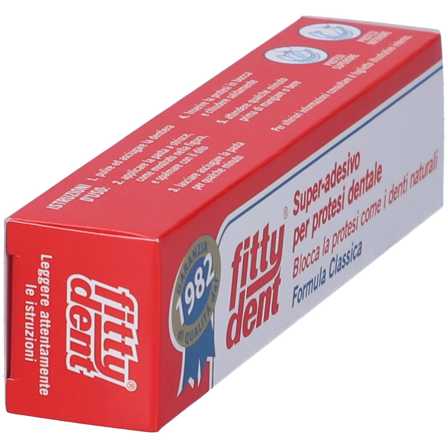 Verpackung für Haftcreme, 40g.