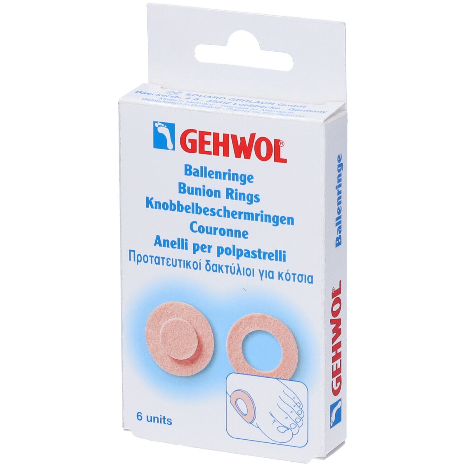 Gehwol Gehwol® Anelli Per Polpastrelli 6 Pz Cerotto - Immagine 4