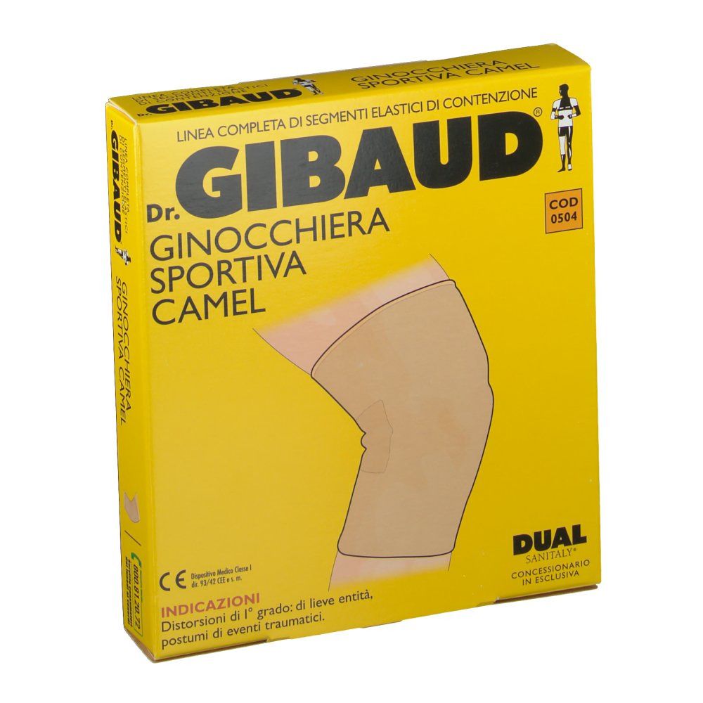 Dr. GIBAUD® Ginocchiera Sportiva Camel Taglia 3