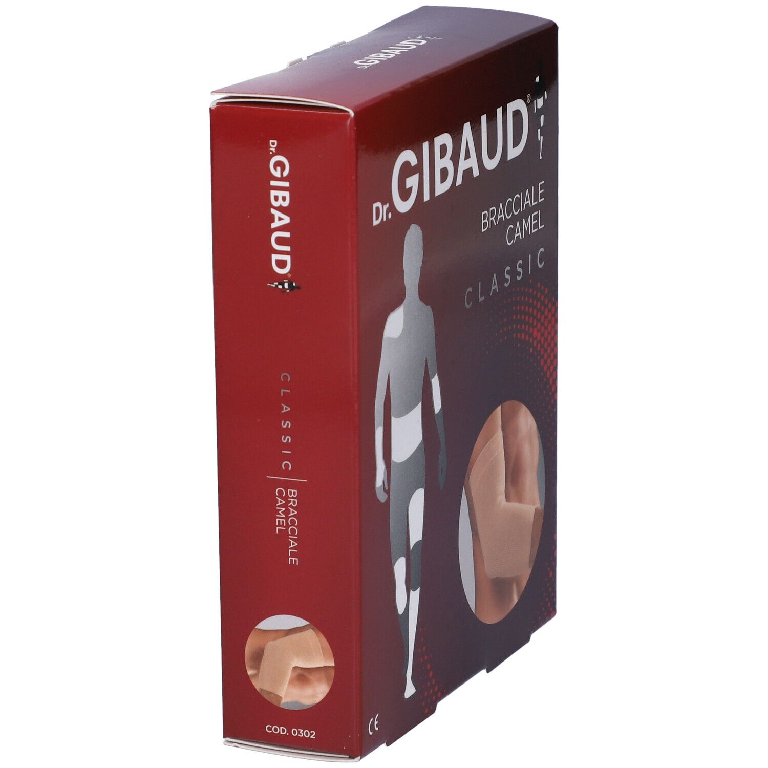 Confezione di Dr. Gibaud Bracciale Camel Classic. Vista laterale.