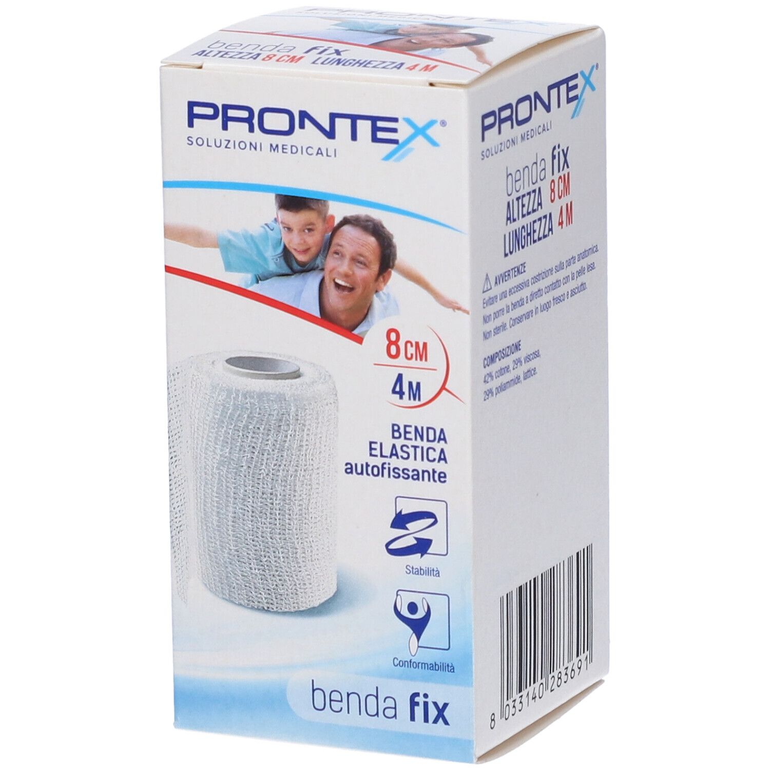 Prontex Benda Autofiss 8CM 1 St Gazebinden