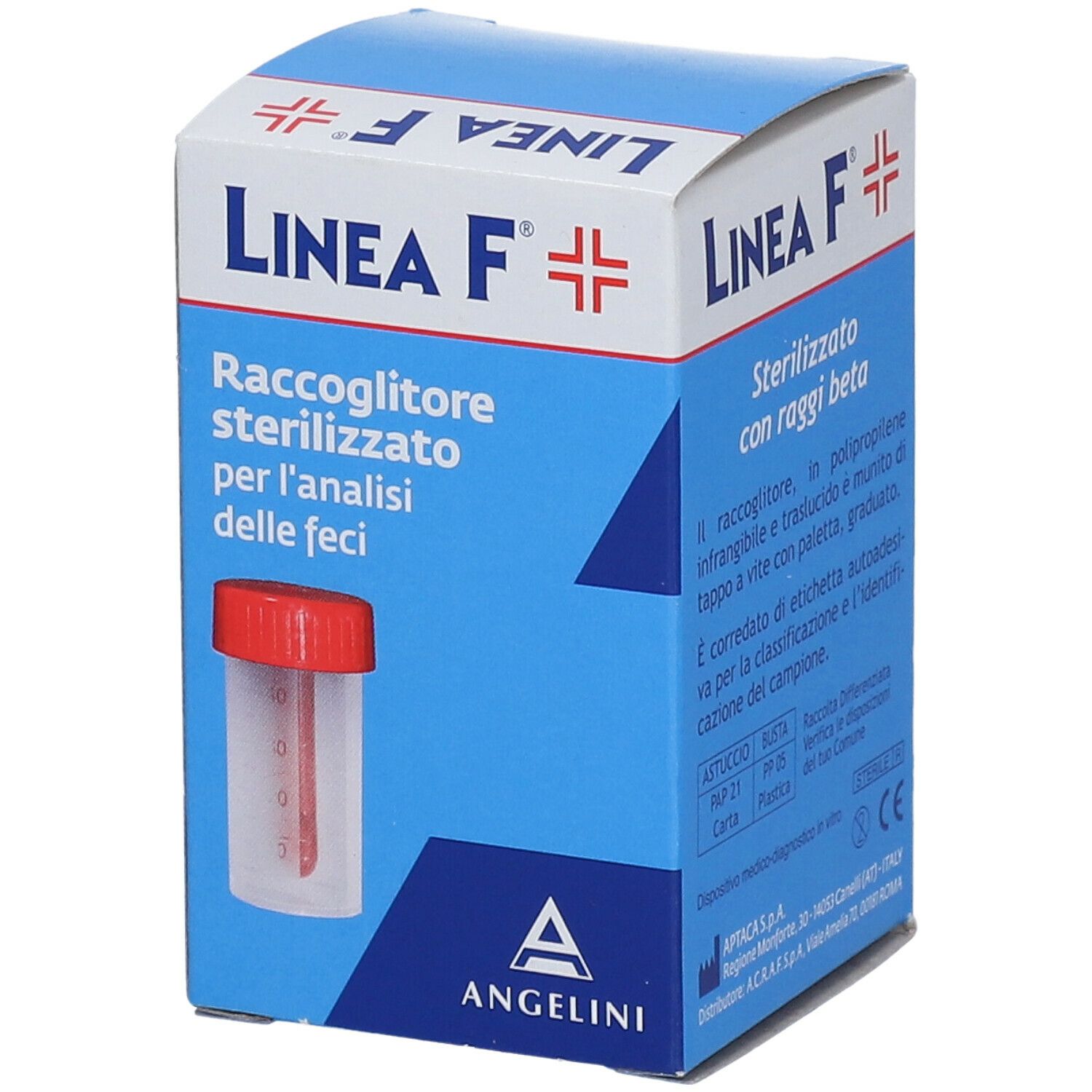 Linea F® Raccoglitore sterilizzato per l'analisi delle feci 1 pz Accessori