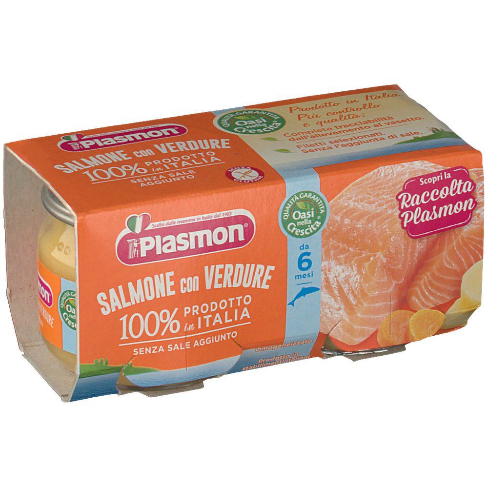 Plasmon® Omogeneizzato Salmone con Verdure