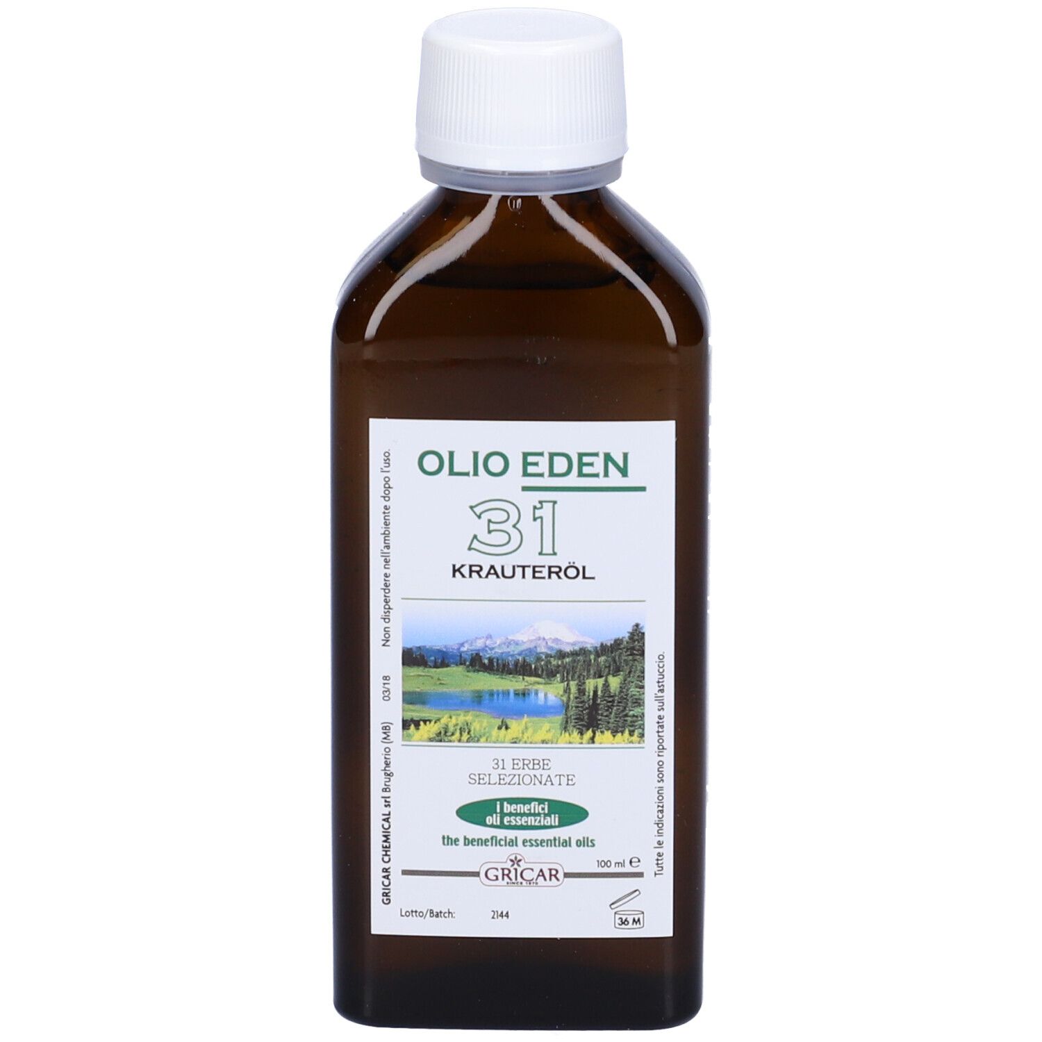 Olio Eden 31 Erbe 100 Ml