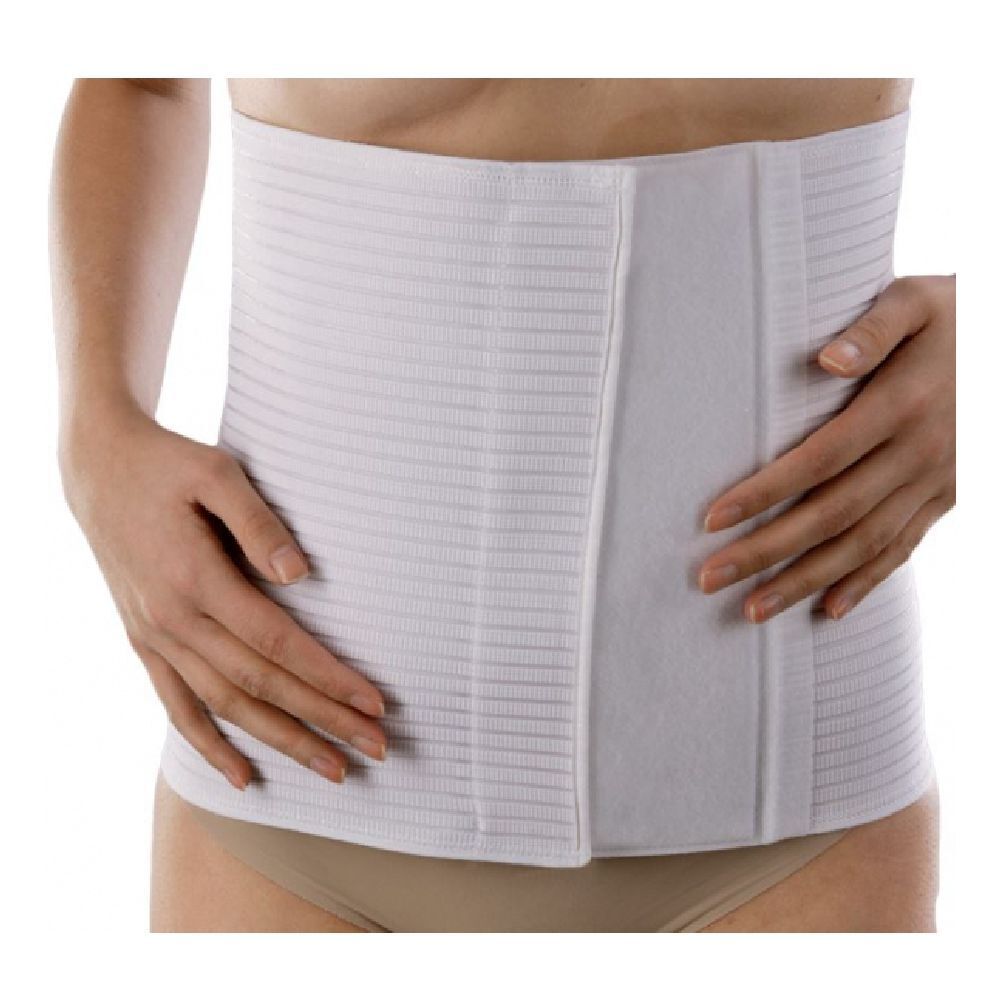 Orione 3030 Fascia Regolabile Millerighe Int Spugna Cotone H Cm28 Bianco Xl