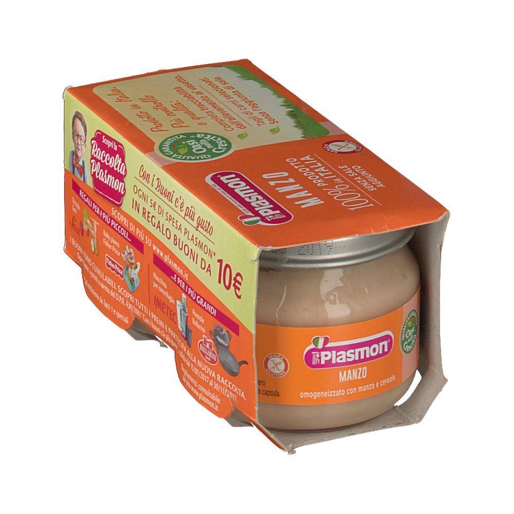 Plasmon Rindfleisch Babynahrung 80 G X 2 Stück Plasmon