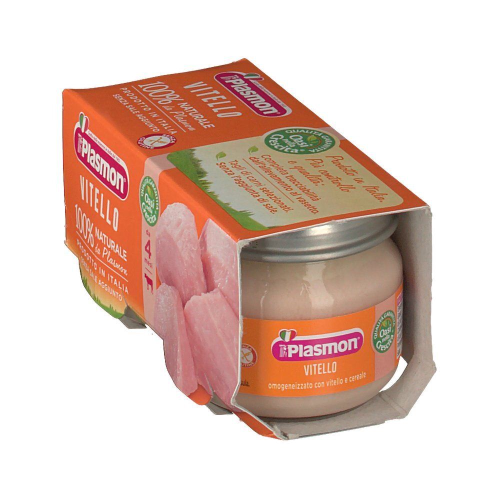 Plasmon Homogenisiertes Kalbfleisch 80 G X 2 Stück Plasmon
