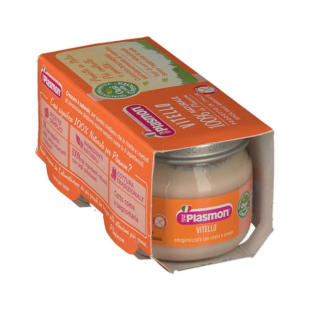 Plasmon Homogenisiertes Kalbfleisch 80 G X 2 Stück Plasmon