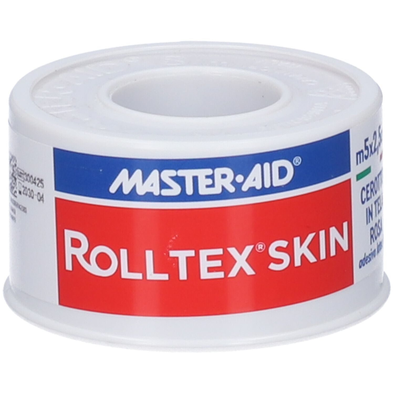 Master-Aid Rolltex Skin m 5x2,5cm, rosa Gewebe-Pflaster, latexfrei.