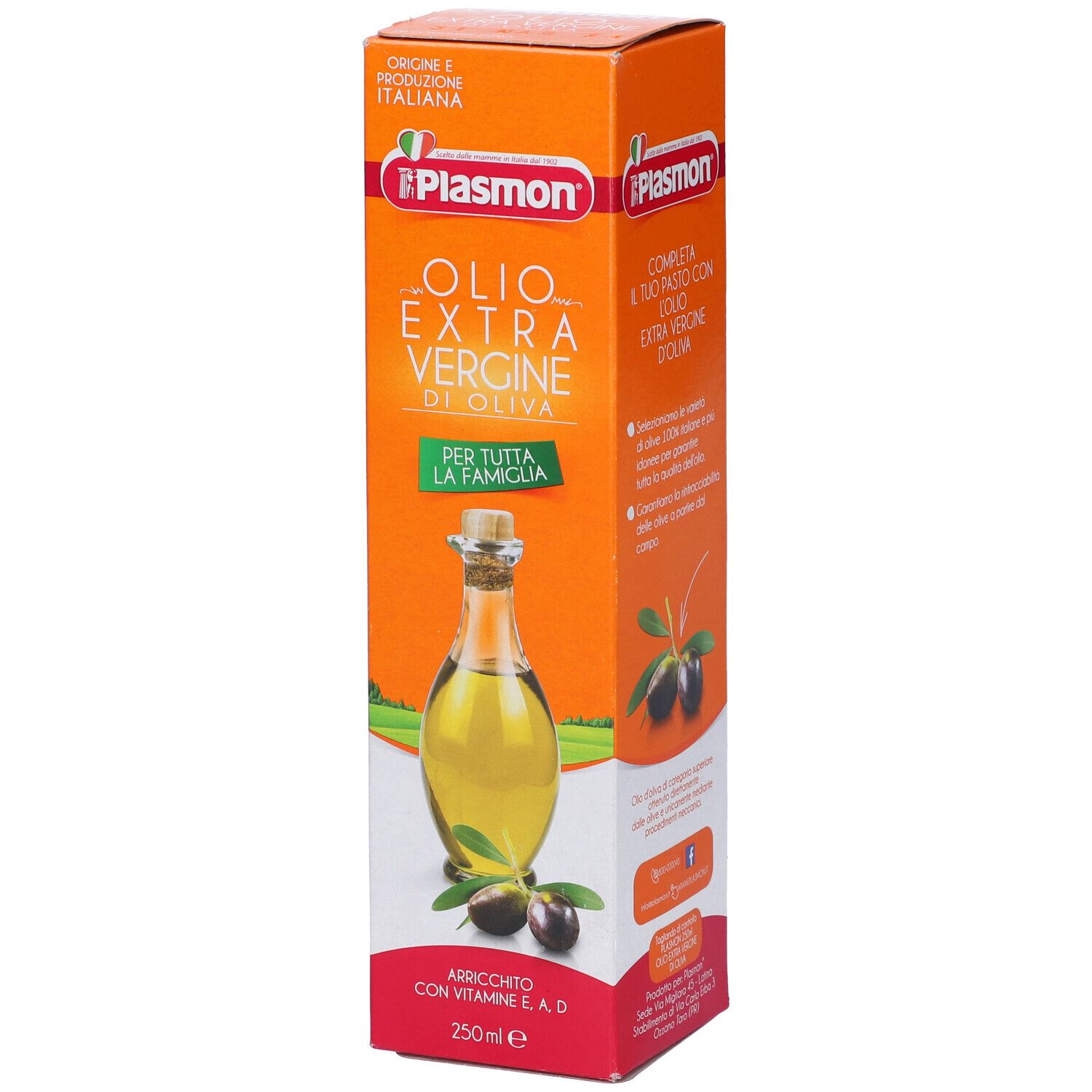 Plasmon Olio Vitaminizzato 250 ml Öl