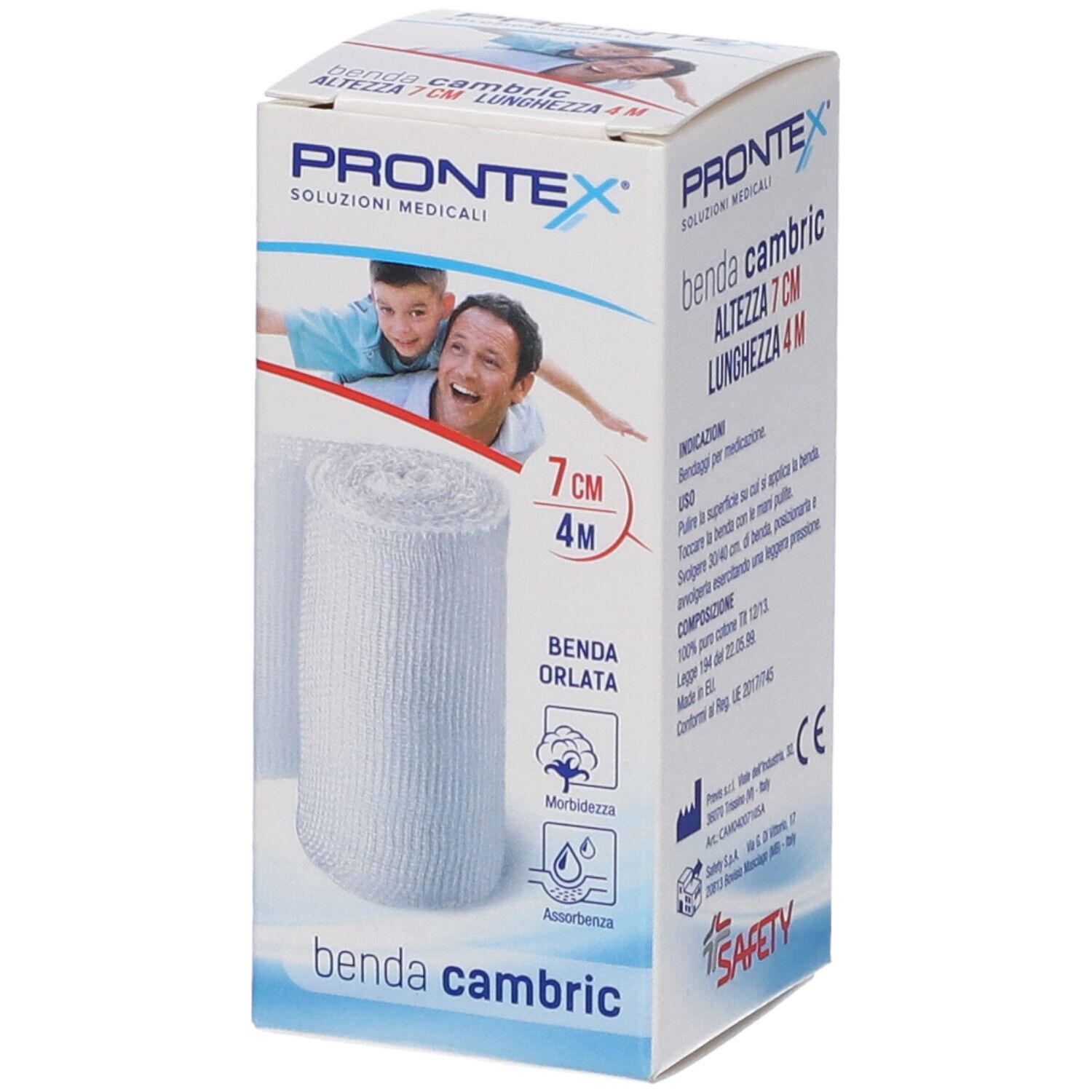 Prontex Benda Cambric 7CM 1 St