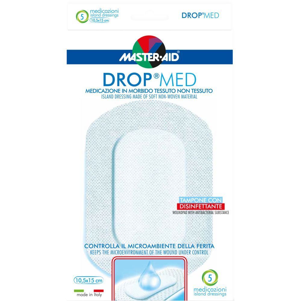 M-Aid Drop MED 10,5X15 5 St Pflaster