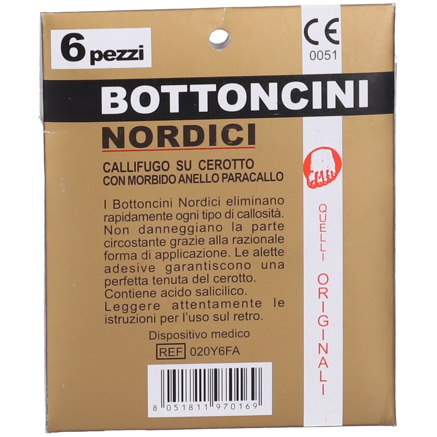 Farmacon Sas Di Billi & C. Bottoncini Nordici 6 Pezzi - Immagine 4